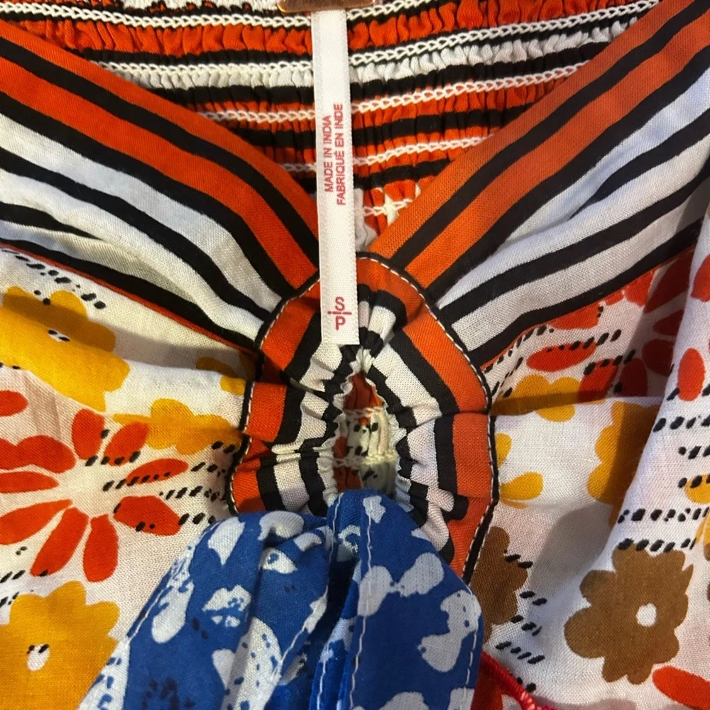 Free People Golden Dreams Strapless Maxi Dress Size Small - Picture 6 of 9